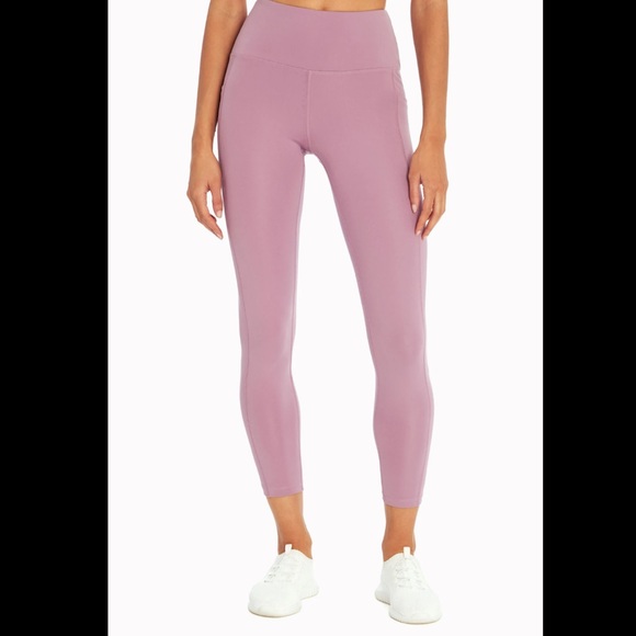 Marika Pants - MARIKA || High-Rise Flat Waist Ankle Leggings in Violet - SZ XS 💜NWT💜